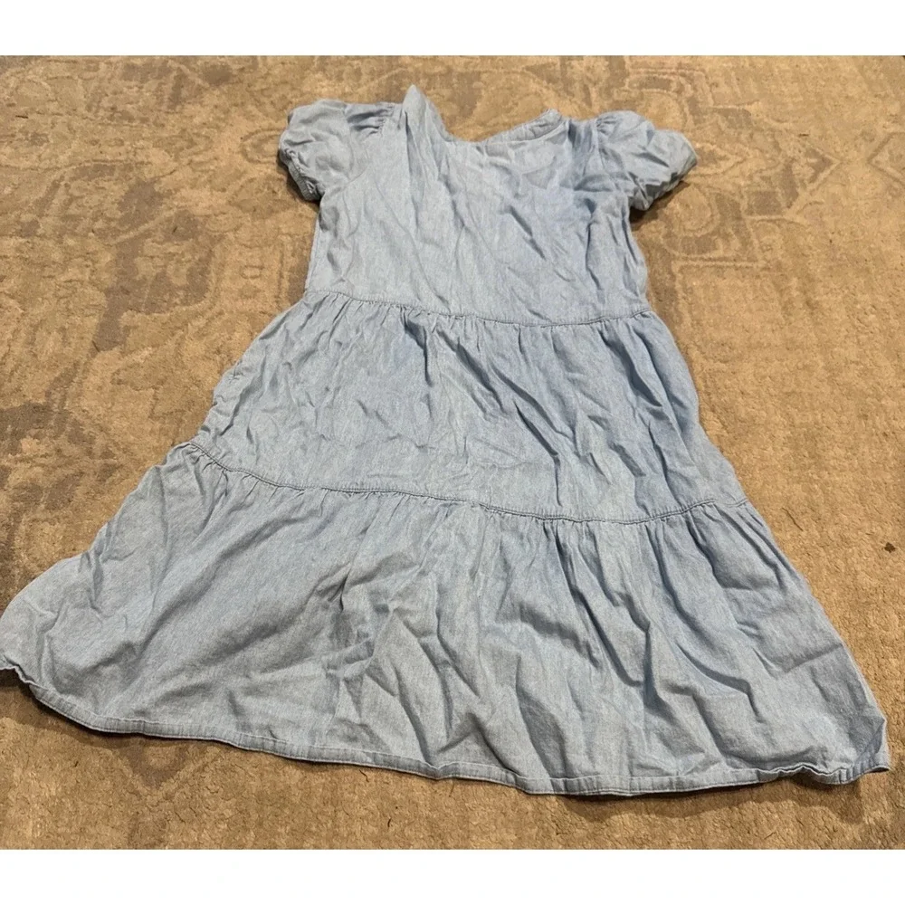 Gap Youth‎ Girls Light Blue Dress Button Size Large 10-12